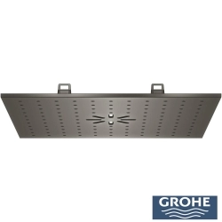Grohe - Grohe Rainshower Aqua Tiles Duo Ankastre Tepe Duşu, 2 Fonksiyonlu, Saten Grafit (Sıva Üstü Grubu)
