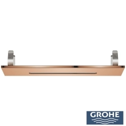 Grohe - Grohe Rainshower Aqua Tiles Cascade Ankastre Tepe Duşu, Şelale Akışlı, Bakır (Sıva Üstü Grubu)