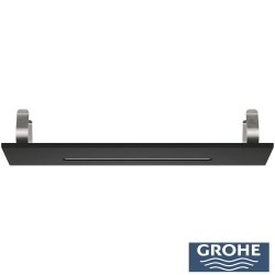 Grohe - Grohe Rainshower Aqua Tiles Cascade Ankastre Tepe Duşu, Şelale Akışlı, Hayalet Siyah (Sıva Üstü Grubu)