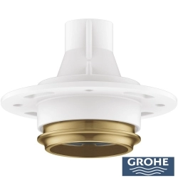 Grohe - Grohe Rainshower Aqua Tiles Mist Ankastre Tepe Duşu Jeti, Tek Fonksiyonlu, Fırçalı Altın (Sıva Üstü Grubu)
