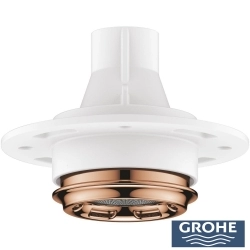 Grohe - Grohe Rainshower Aqua Tiles Pure Ankastre Tepe Duşu Jeti, Tek Fonksiyonlu, Bakır (Sıva Üstü Grubu)