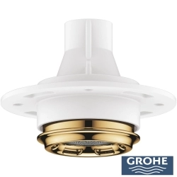 Grohe - Grohe Rainshower Aqua Tiles Pure Ankastre Tepe Duşu Jeti, Tek Fonksiyonlu, Altın (Sıva Üstü Grubu)