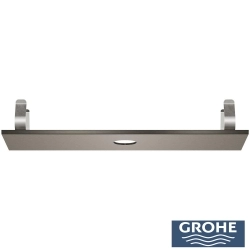 Grohe - Grohe Rainshower Aqua Tiles Ankastre Tepe Duşu Kapağı, Tek Delikli, Fırçalı Sert Grafit