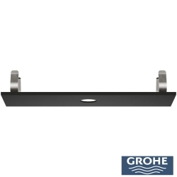 Grohe - Grohe Rainshower Aqua Tiles Ankastre Tepe Duşu Kapağı, Tek Delikli, Hayalet Siyah