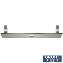 Grohe - Grohe Rainshower Aqua Tiles Ankastre Tepe Duşu Kapağı, Tek Delikli, Saten Çelik