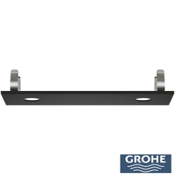 Grohe - Grohe Rainshower Aqua Tiles Ankastre Tepe Duşu Kapağı, 2 Delikli, Hayalet Siyah