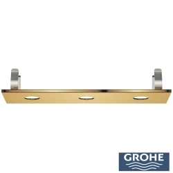 Grohe - Grohe Rainshower Aqua Tiles Ankastre Tepe Duşu Kapağı, 3 Delikli, Altın