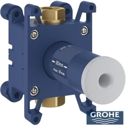 Grohe - Grohe Grohtherm 3 Çıkışlı Aqua Tiles SmartControl Termostatik Ankastre Banyo Bataryası, Yuvarlak Tepe ve El Duşu Seti