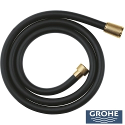 Grohe - Grohe Grohtherm 3 Çıkışlı Aqua Tiles SmartControl Termostatik Ankastre Banyo Bataryası, Yuvarlak Tepe ve El Duşu Seti, Fırçalı Altın