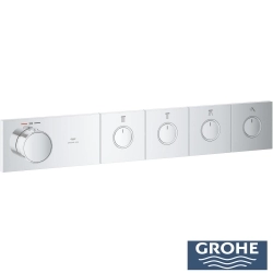 Grohe - Grohe Grohtherm Aqua Tiles SmartControl Termostatik Ankastre Banyo Bataryası, 4 Çıkışlı (Sıva Üstü Grubu)