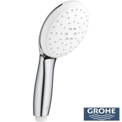 Grohe - Grohe Purefoam 110 El Duşu, 2 Akışlı, Krom-Beyaz (Su ve Sabun Püskürtme)