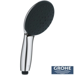 Grohe - Grohe Purefoam 110 El Duşu, 2 Akışlı, Krom-Siyah (Su ve Sabun Püskürtme)