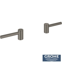 Grohe - Grohe Atrio Eviye Bataryaları İçin Kulp, Fırçalı Sert Grafit