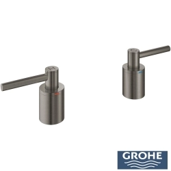 Grohe - Grohe Atrio Küvet Bataryaları İçin Kulp, Fırçalı Sert Grafit