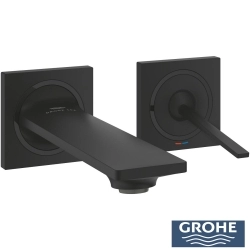 Grohe - Grohe Allure Duvardan Ankastre Lavabo Bataryası (Sıva Üstü Grubu), Hayalet Siyah