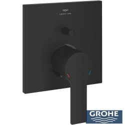 Grohe - Grohe Allure Ankastre Banyo/Duş Bataryası, Hayalet Siyah (Sıva Üstü Grubu)