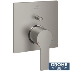 Grohe - Grohe Allure Ankastre Banyo/Duş Bataryası, Saten Çelik (Sıva Üstü Grubu)
