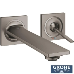 Grohe - Grohe Allure Ankastre Lavabo Bataryası (Sıva Üstü Grubu), Saten Grafit