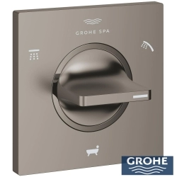 Grohe - Grohe Allure 3 Yönlü Yönlendirici (Sıva Üstü Grubu), Saten Grafit