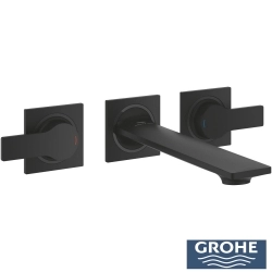Grohe - Grohe Allure Ankastre Lavabo Bataryası (Sıva Üstü Grubu), Hayalet Siyah
