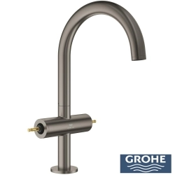 Grohe - Grohe Atrio Private Collection Yüksek Lavabo Bataryası (L-Boy), Saten Grafit