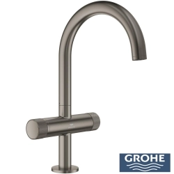 Grohe - Grohe Atrio Private Collection Yüksek Lavabo Bataryası, Saten Grafit (L-Boy)