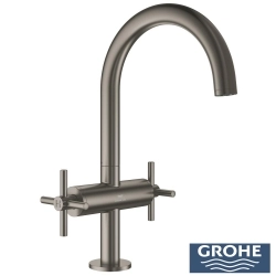 Grohe - Grohe Atrio Yüksek Lavabo Bataryası (L-Boy), Saten Grafit
