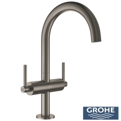 Grohe - Grohe Atrio Yüksek Lavabo Bataryası (L-Boy), Saten Grafit