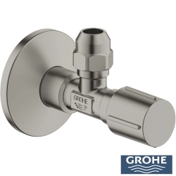 Grohe - Grohe Ara Musluk (1/2 giriş, 3/8 çıkışlı), Saten Çelik - 22039MS0