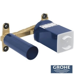 Grohe - Grohe Cubeo 2 Delikli Duvardan Ankastre Lavabo Bataryası (Sıva Altı Grubu)