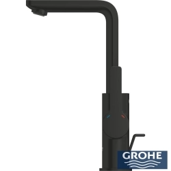 Grohe - Grohe Lineare Yüksek Lavabo Bataryası, Sifon Kumandalı, Mat Siyah