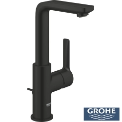 Grohe - Grohe Lineare Yüksek Lavabo Bataryası, Sifon Kumandalı, Mat Siyah