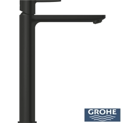 Grohe - Grohe Lineare Tezgah Üstü Lavabo Bataryası, Mat Siyah