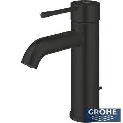 Grohe - Grohe Essence New Lavabo Bataryası, Sifon Kumandalı, Mat Siyah