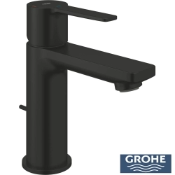 Grohe - Grohe Lineare Lavabo Bataryası, Sifon Kumandalı, Mat Siyah