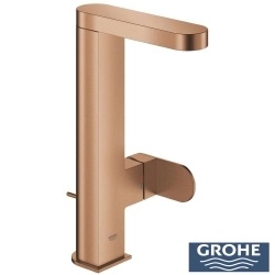 Grohe - Grohe Plus Yüksek Lavabo Bataryası, Sifon Kumandalı, Fırçalı Bakır