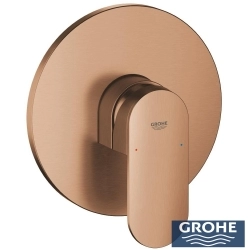 Grohe - Grohe Plus Ankastre Duş Bataryası (Sıva Üstü Grubu), Fırçalı Bakır