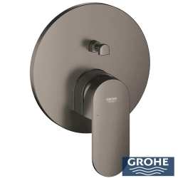 Grohe - Grohe Plus Ankastre Banyo/Duş Bataryası (Sıva Üstü Grubu), Fırçalı Sert Grafit