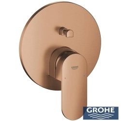 Grohe - Grohe Plus Ankastre Banyo/Duş Bataryası (Sıva Üstü Grubu), Fırçalı Bakır