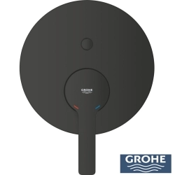 Grohe - Grohe Lineare Ankastre Banyo/Duş Bataryası (Sıva Üstü Grubu), 2 Yollu, Mat Siyah
