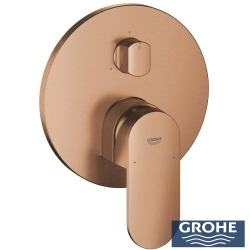 Grohe - Grohe Plus Ankastre Banyo Bataryası (3 Yollu, Sıva Üstü Grubu), Fırçalı Bakır