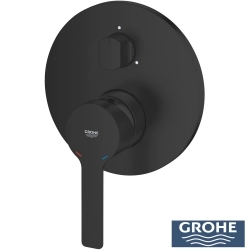 Grohe - Grohe Lineare Ankastre Banyo Bataryası (3 Yollu, Sıva Üstü Grubu), Mat Siyah