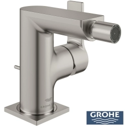 Grohe - Grohe Allure Sifon Kumandalı Bide Bataryası, Saten Çelik - 24160MS1