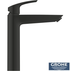 Grohe - Grohe Eurosmart Tezgah Üstü Lavabo Bataryası, Mat Siyah
