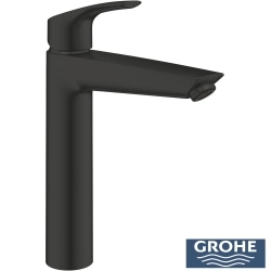 Grohe - Grohe Eurosmart Tezgah Üstü Lavabo Bataryası, Mat Siyah