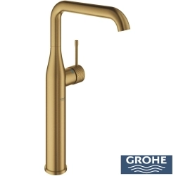 Grohe - Grohe Essence Tezgah Üstü Lavabo Bataryası (XL-Boy), İşlenmiş Fırçalı Altın