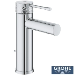 Grohe - Grohe Essence Lavabo Bataryası, Sifon Kumandalı, İşlenmiş Krom (S-Boy)