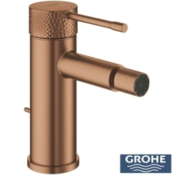 Grohe - Grohe Essence Sifon Kumandalı Bide Bataryası (S-Boy) İşlenmiş Fırçalı Bakır - 24178DE1