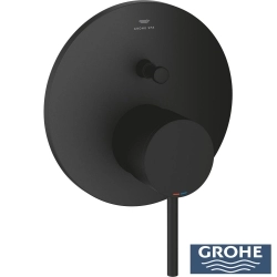 Grohe - Grohe Atrio Ankastre Banyo/Duş Bataryası (Sıva Üstü Grubu), Hayalet Siyah
