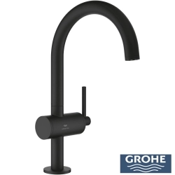 Grohe - Grohe Atrio Yüksek Lavabo Bataryası (L-Boy), Hayalet Siyah
